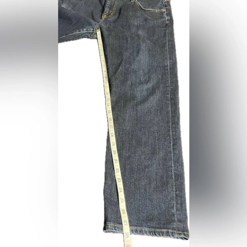 Men’s blue jeans slim straight Adriano Goldschmied pants denim Size 38X32
